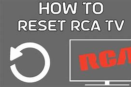 Image result for RCA Flat Screen TV Reset Button Picture