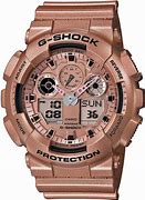 Image result for Casio Rose Gold Waterproof Watch