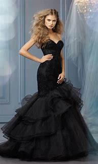 Image result for Elegant Black Dress for Wedding