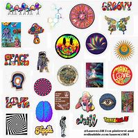 Image result for Trippy Aesthetic Stickers