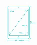 Image result for iPad Actual Screen Size