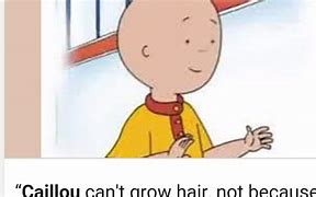 Image result for Inappropriate Caillou Memes