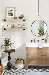 Image result for Small Bathroom Floating Shelves