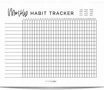 Image result for Free Printable 30-Day Tracker