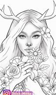 Image result for Anime Galaxy Girl Colouring Pages