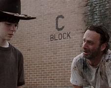 Image result for Walking Dead Rick Crying Carl Meme