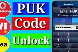 Image result for Vodafone PUK Code