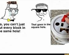 Image result for Square Hole Meme