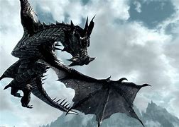 Image result for Skyrim Dragon 4K