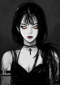 Image result for Goth Makeup Art Reference