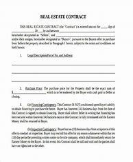 Image result for One Page Real Estate Contract