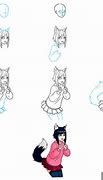 Image result for Cute Anime Wolf Girl Drawing Easy