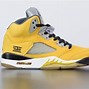 Image result for Jordan 5s Yellow and White