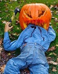 Image result for Scary Homemade Halloween Decorations