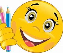 Image result for Smiley Face with Pencil