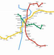 Image result for Prague Metro Subway Map