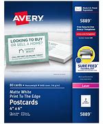 Image result for Avery 5889 Template