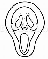 Image result for Scream Ghostface Outline