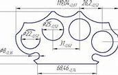 Image result for Knuckle Duster Blueprint