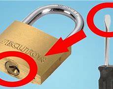 Image result for How to Unlock Padlock