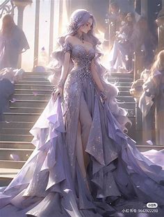 Pin by apichaya on cosplay in 2023 | Fantasy dress, Fashion illustration dresses, Anime dress