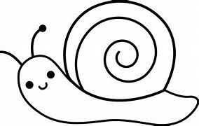 Image result for Snail Clip Art Black