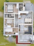Image result for House Layout 80 Square Meters