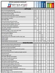 Image result for Janitor Checklist for Buildings