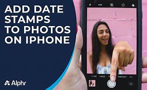 Image result for iPhone Photo Date Above