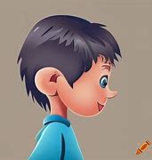 Image result for Cartoon Boy Side View