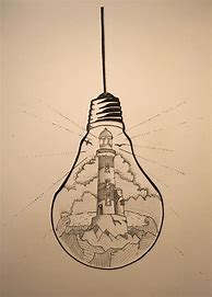 Image result for Light Bulb Art