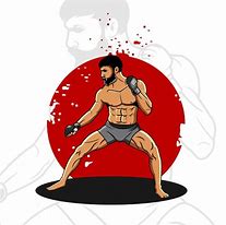 Image result for MMA Fighter Art