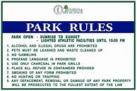 Image result for Rules and Regulations for Visitors in a Park