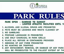 Image result for California State Parks Rules and Regulations