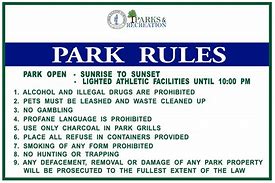 Image result for Baseball Park Rules