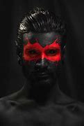 Image result for Black Background with a Red Face
