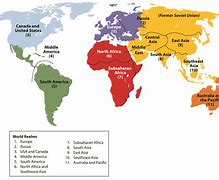 Image result for Map of the World including Geography