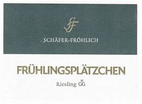 Image result for Schafer Frohlich Bockenauer Felseneck Riesling Grosses Gewachs
