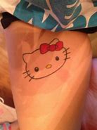Image result for Hello Kitty Tattoos On Stomach