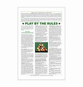 Image result for 8 Ball Rules Poster