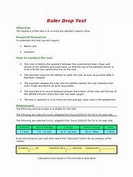 Image result for Worksheet Example Drop Test