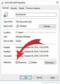 Image result for Help for Read-Only Files and How to Change It