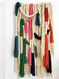 Image result for DIY Yarn Wall Hanging