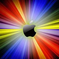 Image result for Apple Logo with Colourful Background