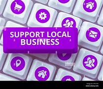 Image result for Support Local Business Logo Yellow