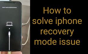 Image result for Factory Reset iPhone Stuck in Recovery Mode