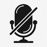 Image result for Muted Microphone Icon