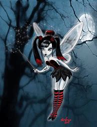 Image result for Cartoon Gothic Fairy