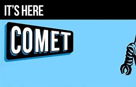 Image result for Comet TV Logo with Flying Saucer