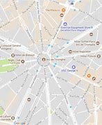 Image result for Arc De Triomphe Paris Map